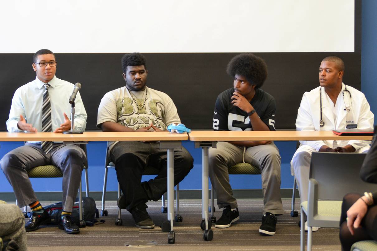 Umoja Community and Mesa Academy at San Diego Mesa College is concluding the Spring semester Real Talk series with a panel discussion on Thursday, May 18 at 12:45 p.m. in room MC 211B.