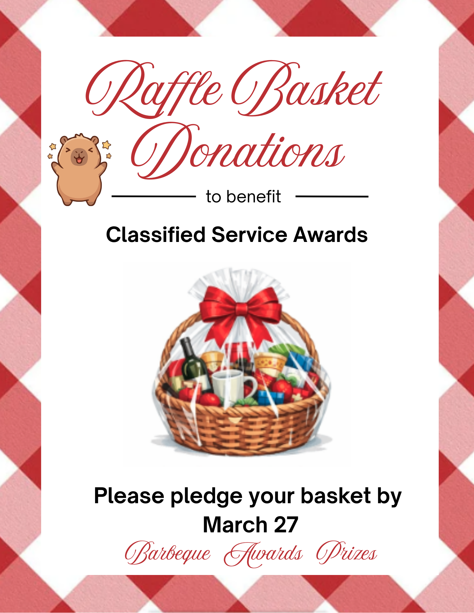 Raffle Basket Donations